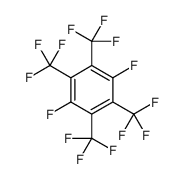 1,4-Difluoro-2,3,5,6-tetrakis(trifluoromethyl)benzene Structure