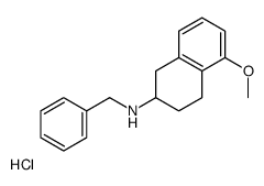 N-benzyl-5-methoxy-1,2,3,4-tetrahydronaphthalen-2-amine,hydrochloride Structure