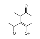 3-Cyclohexen-1-one, 3-acetyl-4-hydroxy-2-methyl- (9CI) Structure