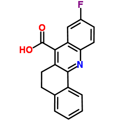7-FLUORO-2-METHYL-1,2,3,4-TETRAHYDRO-ACRIDINE-9-CARBOXYLIC ACID Structure