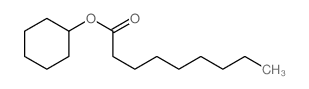 Nonanoic acid,cyclohexyl ester结构式