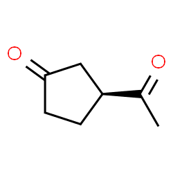 Cyclopentanone, 3-acetyl-, (3S)- (9CI)结构式