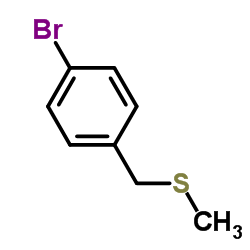 (4-溴苯甲基)(甲基)硫烷结构式