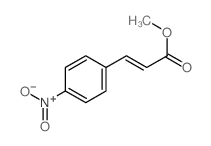 methyl (E)-3-(4-nitrophenyl)prop-2-enoate结构式