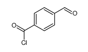 Benzoyl chloride, 4-formyl- (9CI) Structure