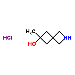 6-Methyl-2-azaspiro[3.3]heptan-6-ol hydrochloride Structure