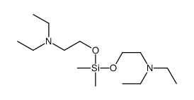 Bis[2-(diethylamino)ethoxy]dimethylsilane structure