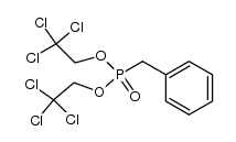 bis(2,2,2-trichloroethyl) benzylphosphonate结构式