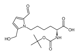 Boc-pyrraline Structure