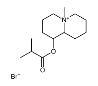 (5-methyl-2,3,4,6,7,8,9,9a-octahydro-1H-quinolizin-5-ium-1-yl) 2-methylpropanoate,bromide Structure