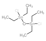 Distannoxane,1,3-dichloro-1,1,3,3-tetraethyl- structure