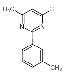 4-chloro-6-methyl-2-(3-methylphenyl)pyrimidine结构式