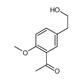 1-[5-(2-Hydroxyethyl)-2-methoxyphenyl]ethanone结构式