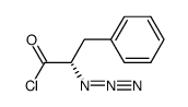 (S)-2-Azido-3-phenyl-propionyl chloride结构式