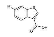 6-BROMO-BENZO[B]THIOPHENE-3-CARBOXYLIC ACID结构式