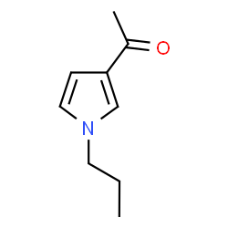 Ethanone, 1-(1-propyl-1H-pyrrol-3-yl)- (9CI) structure