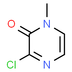 3-Chloro-1-methylpyrazin-2(1H)-one结构式