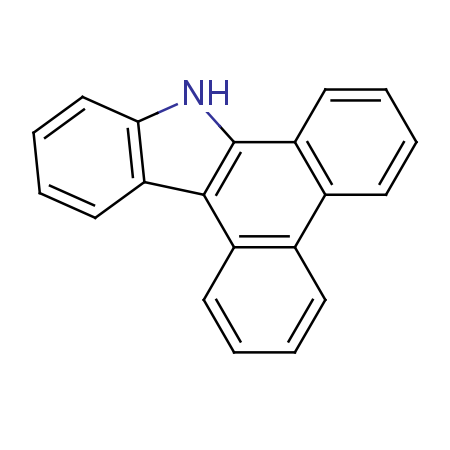 9H-二苯并[a,c]咔唑结构式