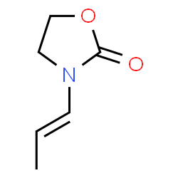 2-Oxazolidinone,3-(1E)-1-propenyl-(9CI) Structure