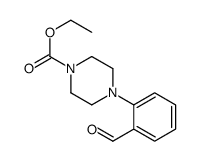 ethyl 4-(2-formylphenyl)piperazine-1-carboxylate结构式