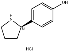 (r)-4-(pyrrolidin-2-yl)phenol hcl结构式