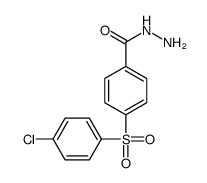 4-(4-chlorophenyl)sulfonylbenzohydrazide Structure