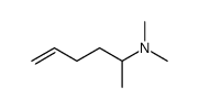 5-(Dimethylamino)-1-hexene结构式