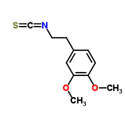 4-(2-Isothiocyanatoethyl)-1,2-dimethoxybenzene Structure