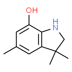 1H-Indol-7-ol,2,3-dihydro-3,3,5-trimethyl-(9CI) structure