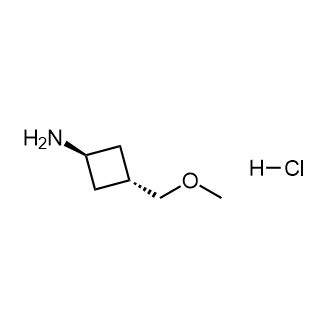 (1r,3r)-3-(Methoxymethyl)cyclobutan-1-amine hydrochloride Structure
