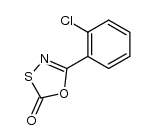 5-(2-chloro-phenyl)-[1,3,4]oxathiazol-2-one Structure