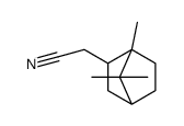 2-(4,7,7-trimethyl-3-bicyclo[2.2.1]heptanyl)acetonitrile结构式