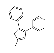(4-methyl-2-phenylcyclopenta-1,3-dien-1-yl)benzene Structure