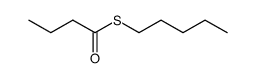 Butyric acid, thio-, S-pentyl ester structure