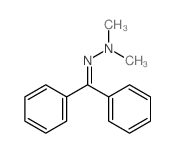 Methanone, diphenyl-,dimethylhydrazone结构式