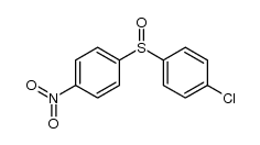 4-chlorophenyl 4-nitrophenyl sulfoxide结构式