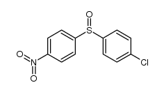 4-chlorophenyl 4-nitrophenyl sulfoxide Structure