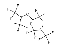 1,2-Bis-(di-trifluormethyl-aminooxy)-1,1-difluor-ethan Structure