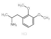 1-(2,3-dimethoxyphenyl)propan-2-amine,hydrochloride Structure