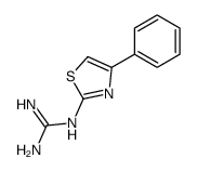 Guanidine, (4-phenyl-2-thiazolyl)-结构式