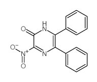 2(1H)-Pyrazinone,3-nitro-5,6-diphenyl- structure