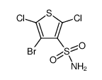 4-bromo-2,5-dichloro-thiophene-3-sulfonamide Structure