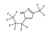 5-(TRIFLUOROMETHYL)-3-(HEPTAFLUOROPROPYL)PYRAZOLE structure