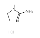 1H-Imidazol-2-amine,4,5-dihydro-, hydrochloride (1:1) structure