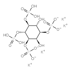 D-INS 1,3,4,5-TETRAKISPHOSPHATE TETRAPOTASSIUM SALT结构式