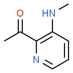 Ethanone, 1-[3-(methylamino)-2-pyridinyl]- (9CI) structure