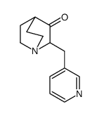 2-(吡啶-3-基甲基)奎宁环-3-酮结构式