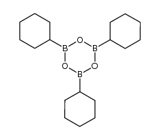 2,4,6-Tricyclohexylboroxin结构式