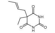 (E)-Crotylbarbital结构式