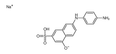 sodium 7-(4-aminoanilino)-4-hydroxynaphthalene-2-sulphonate picture